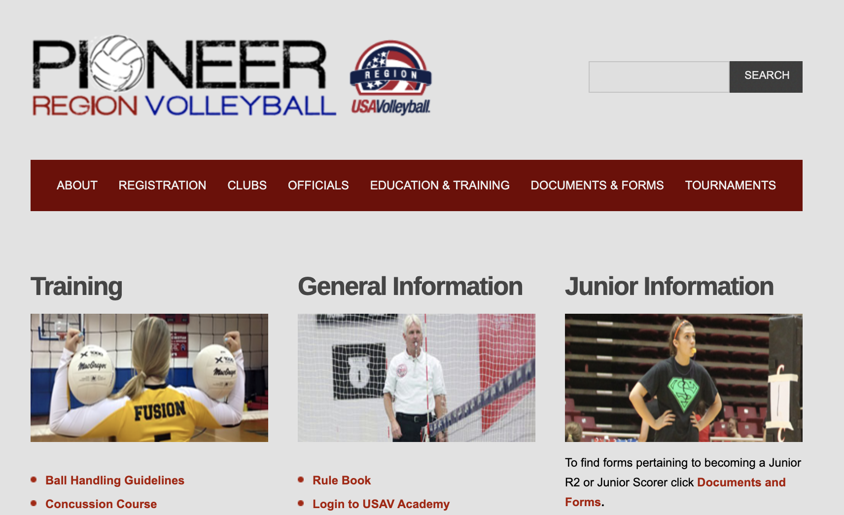 USAV Pioneer Region